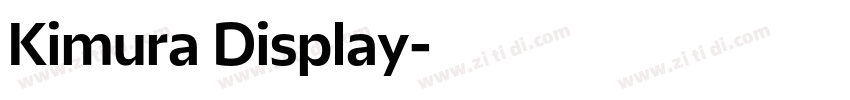Kimura Display字体转换